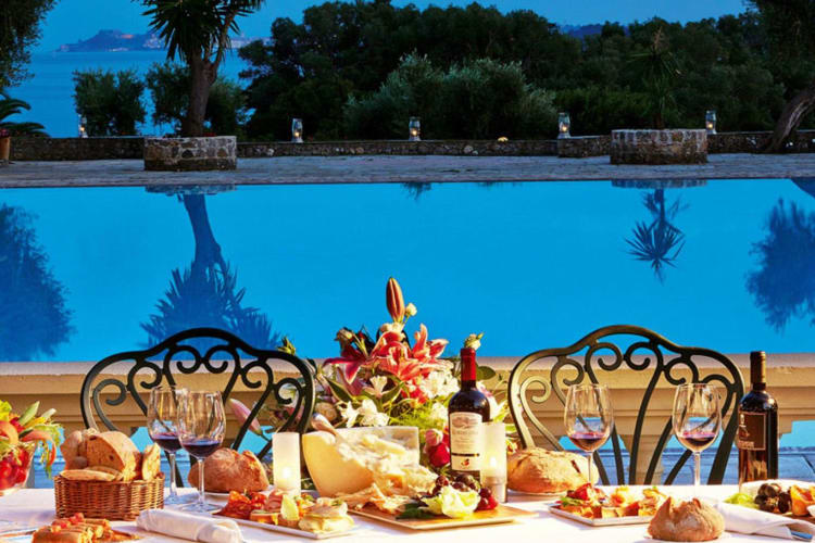 Poolside special dining
